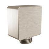 Moen - Square Drop Ell Handheld Shower Wall Connector, Brushed Nickel - Brushed Nickel