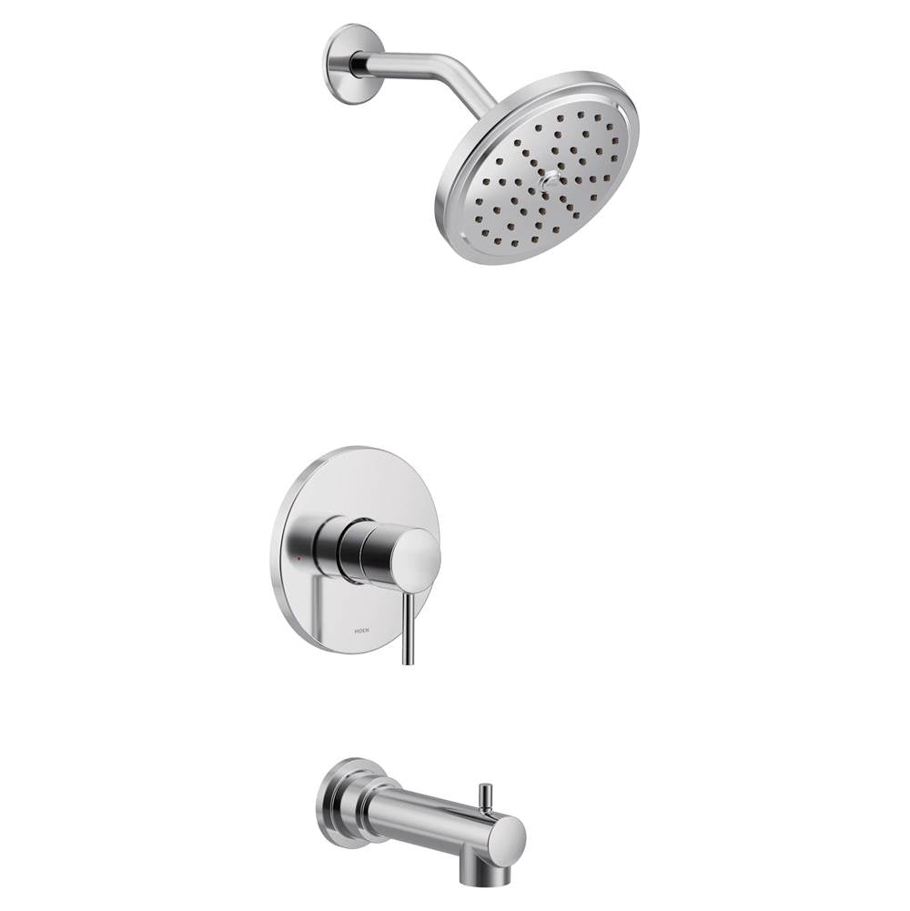 Moen - Align M-CORE 3-Series 1-Handle Tub and Shower Trim Kit in Chrome (Valve Sold Separately) - Chrome