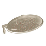 Moen - Showering Accessories-Premium Two-Function 8-Inch Diameter Eco-Performance Showerhead, Brushed Nickel - Brushed Nickel