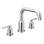 Moen - Gibson Two-Handle Deck Mounted Modern Roman Tub Faucet, Valve Required, Chrome - Chrome
