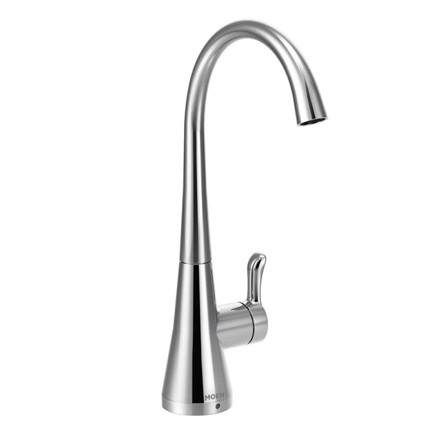 Moen - Sip Transitional Cold Water Kitchen Beverage Faucet with Optional Filtration System, Chrome - Chrome