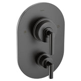 Moen - Arris Posi-Temp with Built-in 3-Function Transfer Valve Trim Kit, Valve Required, Matte Black - Matte Black