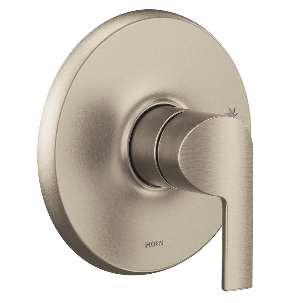 Moen - Doux M-CORE 2-Series 1-Handle Shower Trim Kit in Brushed Nickel (Valve Sold Separately) - Brushed Nickel