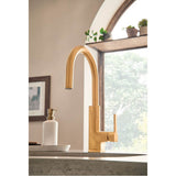 STO One-Handle High Arc Pulldown Modern Bar Faucet with Power Clean, Chrome