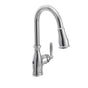 Moen - Moen Brantford Motionsense Wave Touchless One-Handle Pulldown Kitchen Faucet Featuring Reflex, Chrome () - Chrome