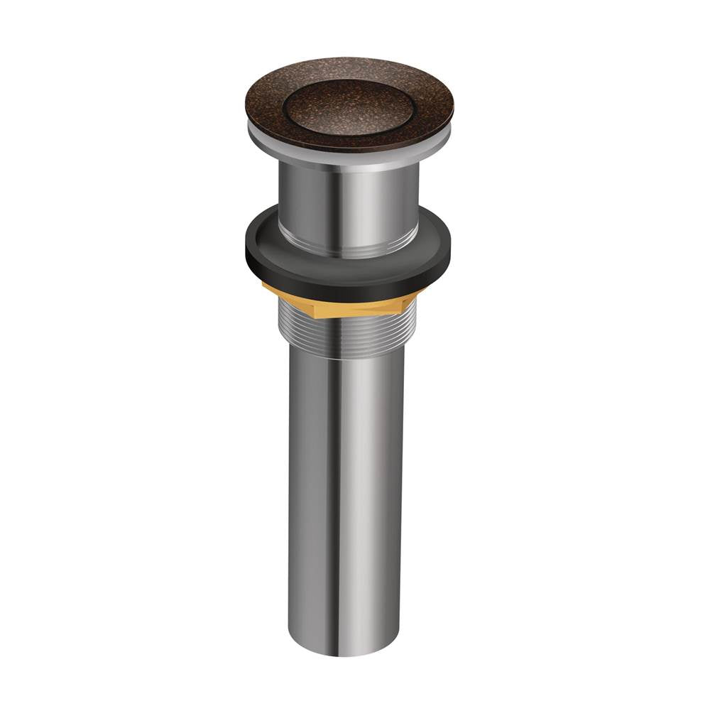 Moen - 2.75'' Pop Up Bathroom Sink Drain With Overflow - Oil Rubbed Bronze