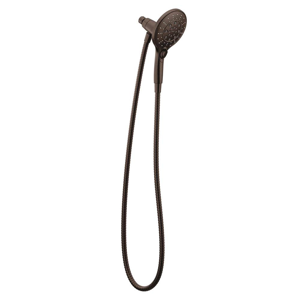 Moen - Engage Magnetix Six-Function 5.5-Inch Handheld Showerhead with Magnetic Docking System, Oil Rubbed Bronze - Oil Rubbed Bronze