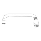 Chrome commerical spout