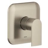 Moen - Genta M-CORE 2-Series 1-Handle Shower Trim Kit in Brushed Nickel (Valve Sold Separately) - Brushed Nickel