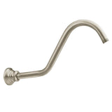 Waterhill 14-Inch Replacement Extension Curved Shower Arm, Chrome