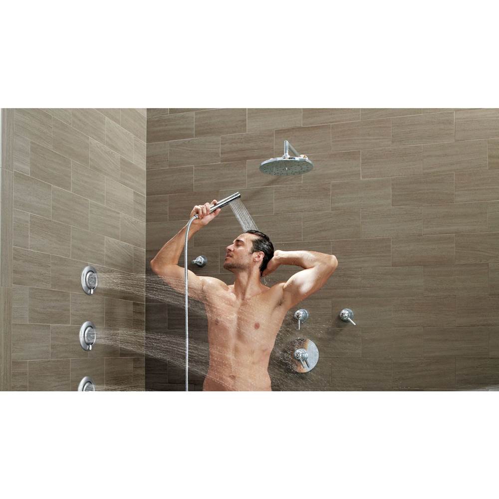 10-Inch Single Function Eco-Performance Rainshower Showerhead with Immersion Rainshower Technology, Chrome