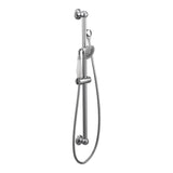Weymouth Traditional Eco-Performance Handshower Handheld Shower with 30-Inch Slide Bar and 69-Inch Metal Hose, Chrome