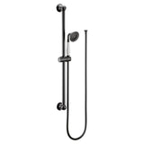 Weymouth Traditional Eco-Performance Handshower Handheld Shower with 30-Inch Slide Bar and 69-Inch Metal Hose, Chrome