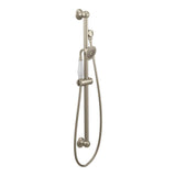 Weymouth Traditional Eco-Performance Handshower Handheld Shower with 30-Inch Slide Bar and 69-Inch Metal Hose, Chrome
