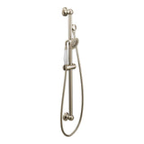Weymouth Traditional Eco-Performance Handshower Handheld Shower with 30-Inch Slide Bar and 69-Inch Metal Hose, Chrome