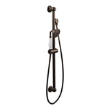Weymouth Traditional Eco-Performance Handshower Handheld Shower with 30-Inch Slide Bar and 69-Inch Metal Hose, Chrome