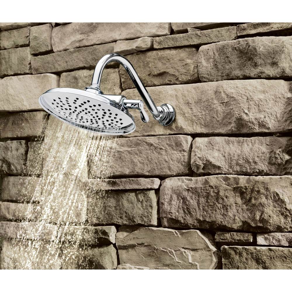Isabel 8'' Two-Function Showerhead with Immersion Technology at 2.5 GPM Flow Rate, Chrome
