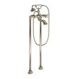 Weymouth 2-Handle Wall Mount Roman Tub Filler Trim Kit in Chrome (Valve Sold Separately)