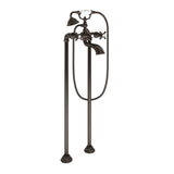 Weymouth 2-Handle Wall Mount Roman Tub Filler Trim Kit in Chrome (Valve Sold Separately)