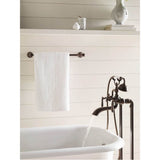 Weymouth Two Handle Tub Filler with Lever-Handles and Handshower, Chrome