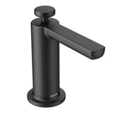 Modern Deck Mounted Kitchen Soap Dispenser with Above the Sink Refillable Bottle, Brushed Gold