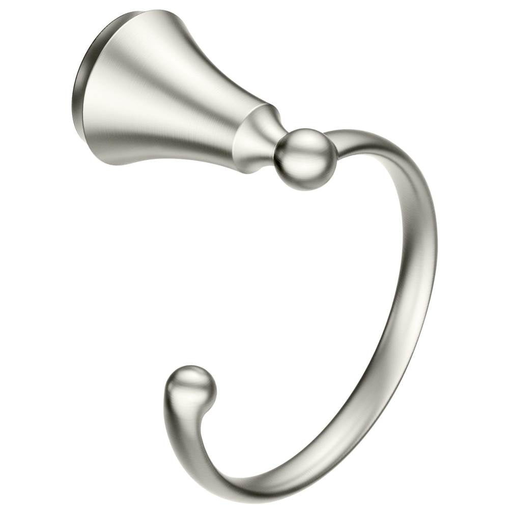 Moen - Brushed Nickel Towel Ring - Brushed Nickel