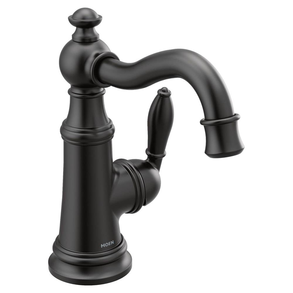 Weymouth One-Handle Single Hole Traditional Bathroom Sink Faucet with Drain Assembly, Chrome