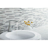 Arris One-Handle Single Hole Modern Bathroom Faucet, Chrome