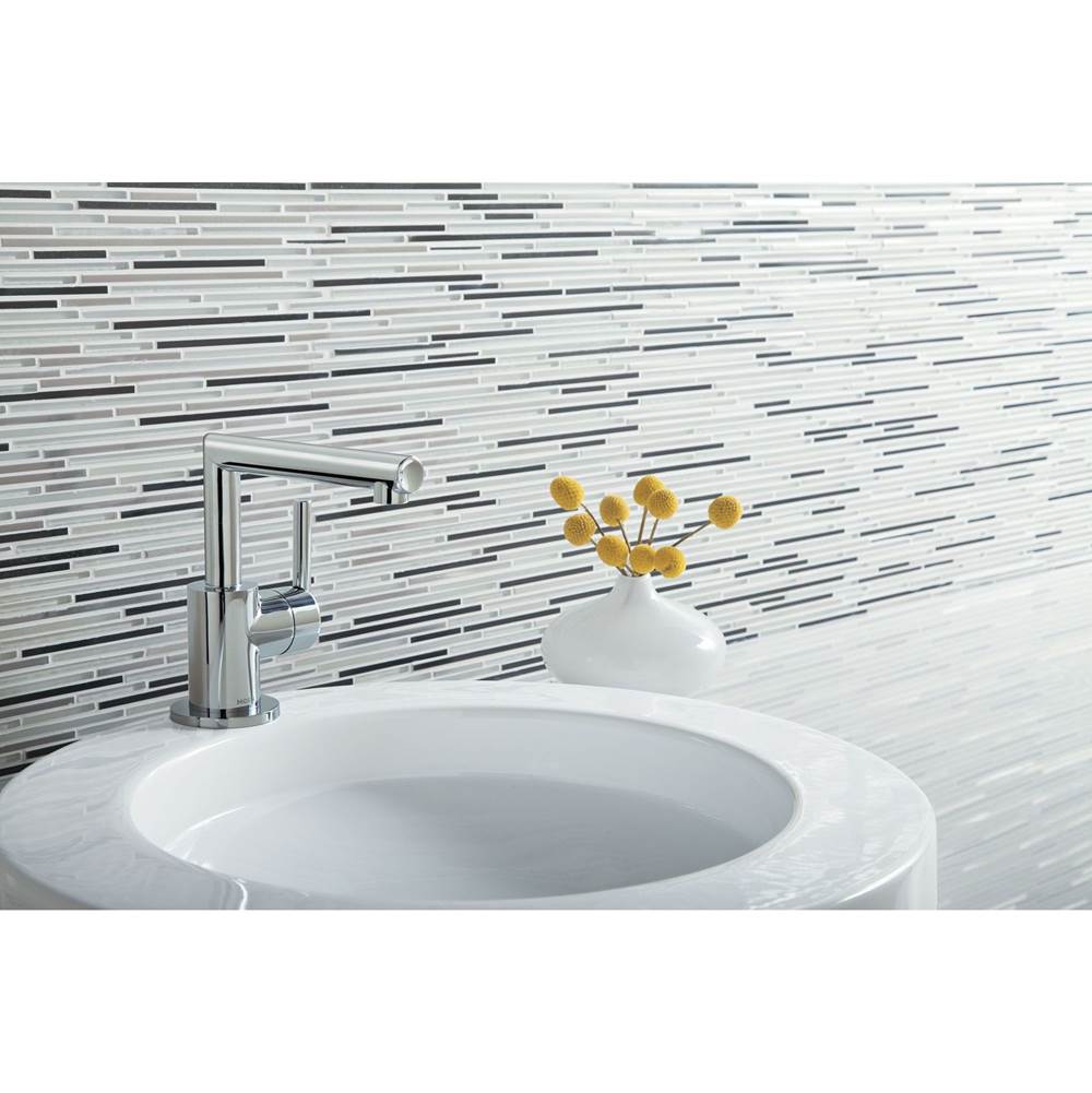 Arris One-Handle Single Hole Modern Bathroom Faucet, Chrome