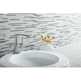 Arris One-Handle Single Hole Modern Bathroom Faucet, Chrome