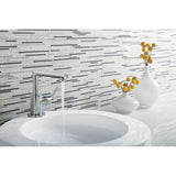 Arris One-Handle Single Hole Modern Bathroom Faucet, Chrome