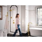 Colinet One-Handle Freestanding Floor Mount Tub Filler with Handshower in Chrome