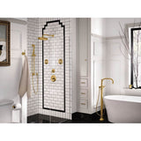 Modern Eco-Performance Handshower Handheld Shower with 30-Inch Slide Bar and 69-Inch Metal Hose, Chrome