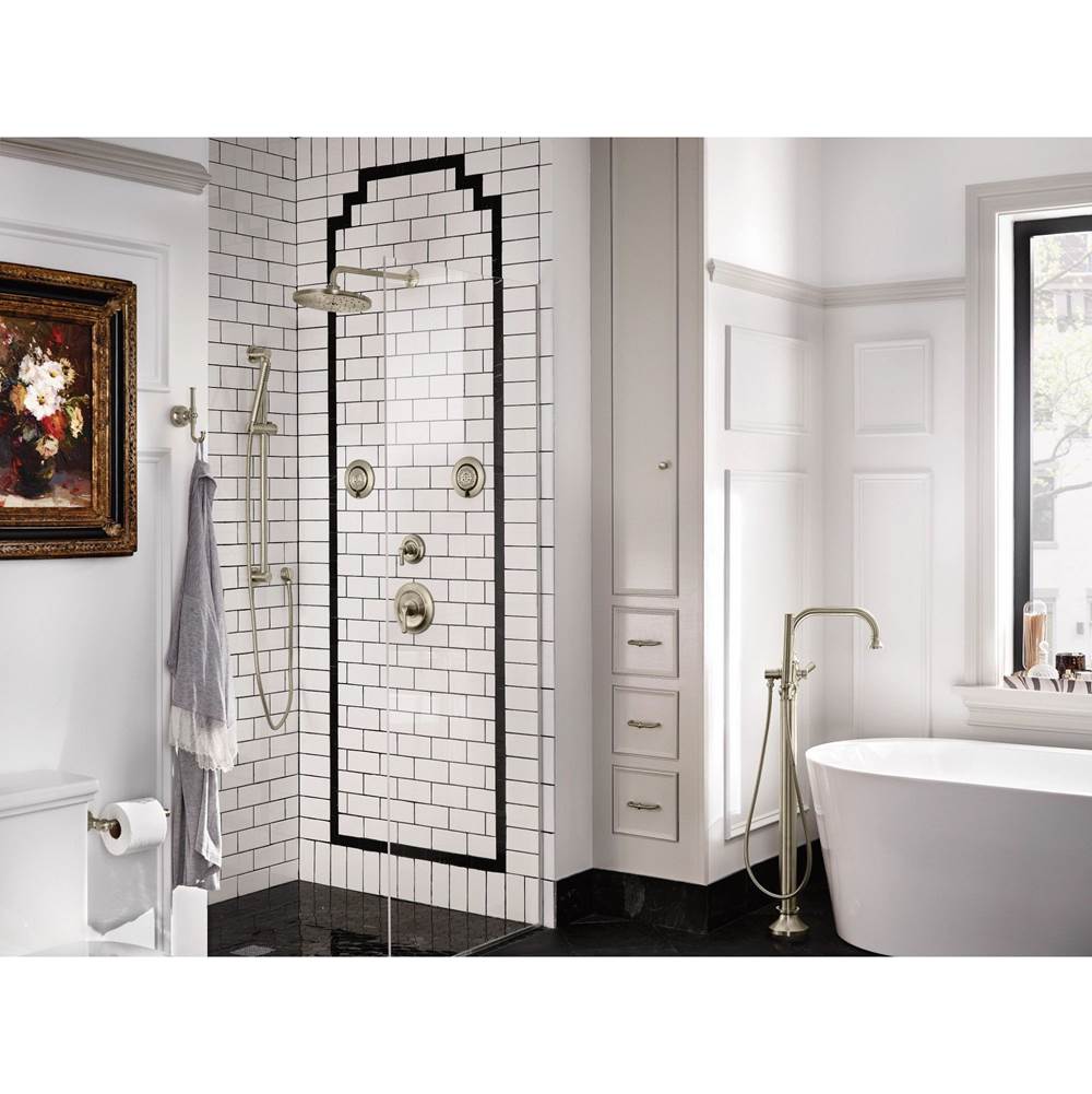 Colinet One-Handle Freestanding Floor Mount Tub Filler with Handshower in Chrome