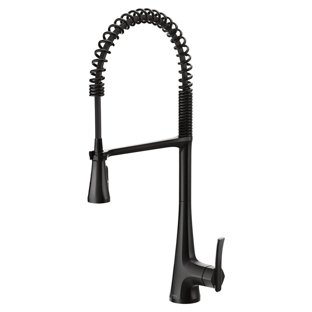 Sinema Single-Handle Pull-Down Sprayer Kitchen Faucet with Power Clean and Spring Spout in Chrome