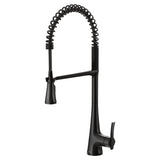 Sinema Single-Handle Pull-Down Sprayer Kitchen Faucet with Power Clean and Spring Spout in Chrome