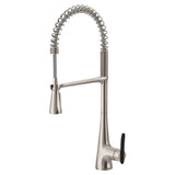 Sinema Single-Handle Pull-Down Sprayer Kitchen Faucet with Power Clean and Spring Spout in Chrome