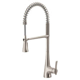 Sinema Single-Handle Pull-Down Sprayer Kitchen Faucet with Power Clean and Spring Spout in Chrome