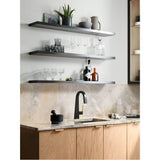 Nio One-Handle Bar Faucet, Includes Secondary Finish Handle Option, Chrome