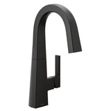 Nio One-Handle Bar Faucet, Includes Secondary Finish Handle Option, Chrome