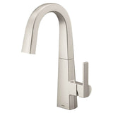 Nio One-Handle Bar Faucet, Includes Secondary Finish Handle Option, Chrome
