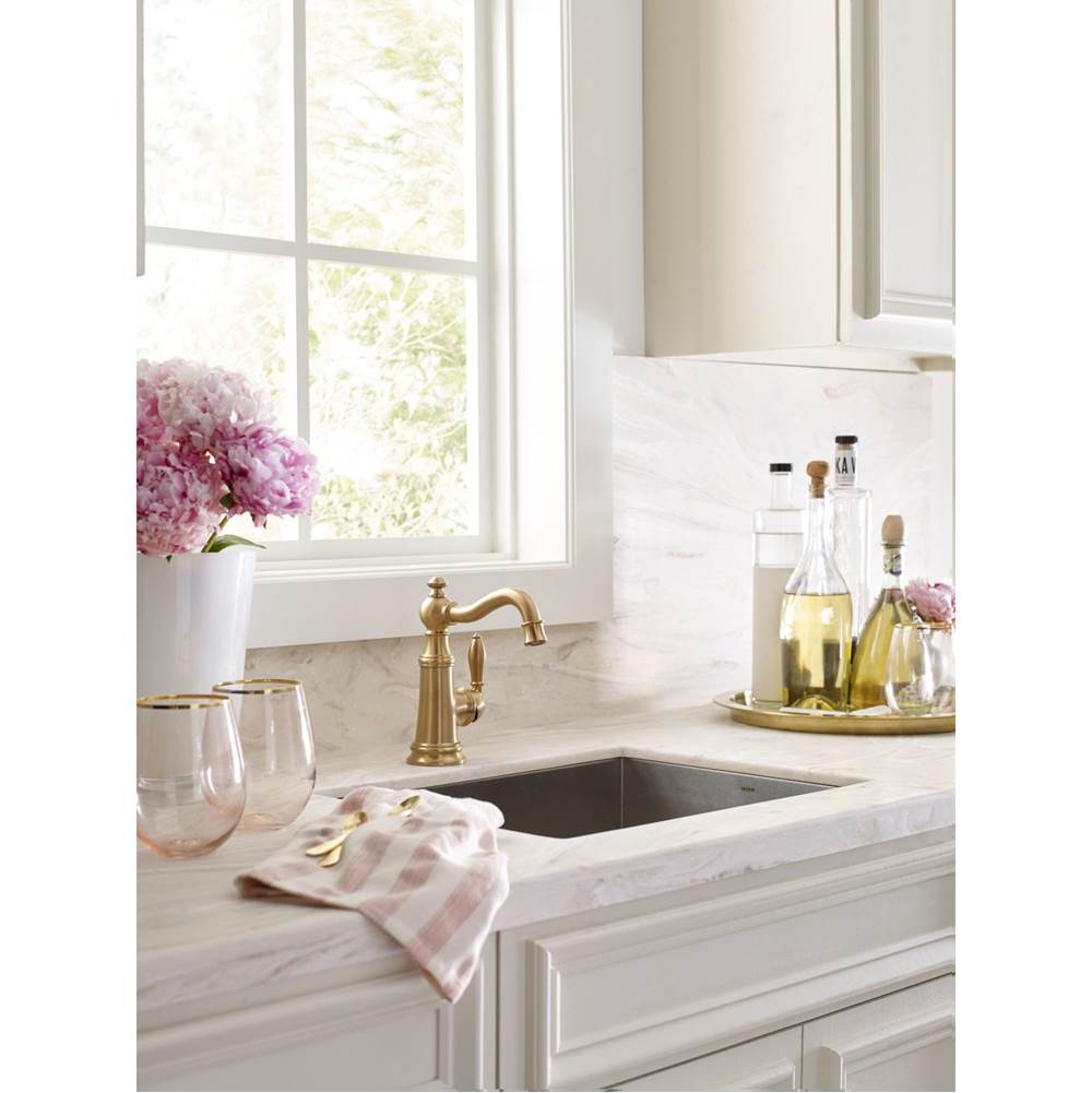 Weymouth One-Handle High Arc Bar Faucet, Chrome