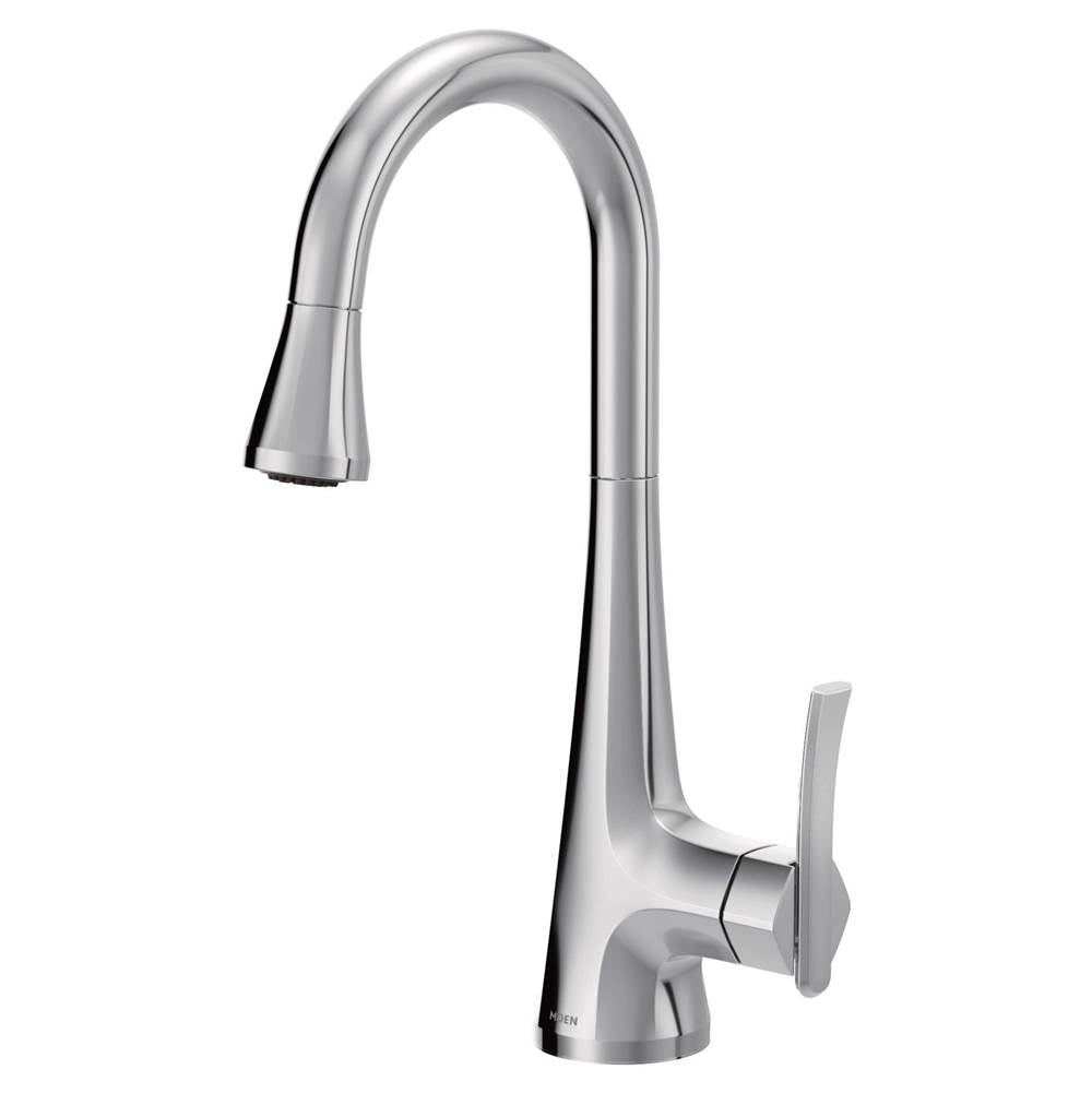 Sinema Single-Handle Pull-Down Sprayer Bar Faucet Featuring Reflex and 2-Handle Options in Chrome