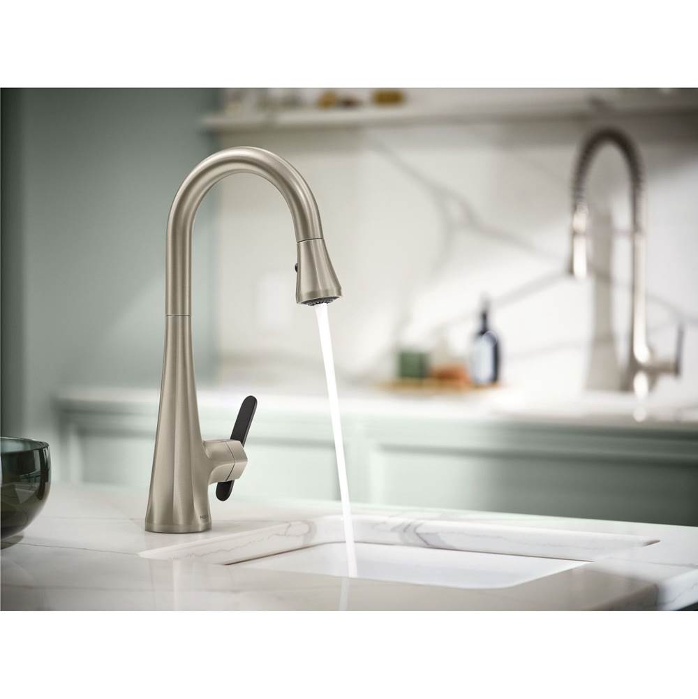 Sinema Single-Handle Pull-Down Sprayer Bar Faucet Featuring Reflex and 2-Handle Options in Chrome