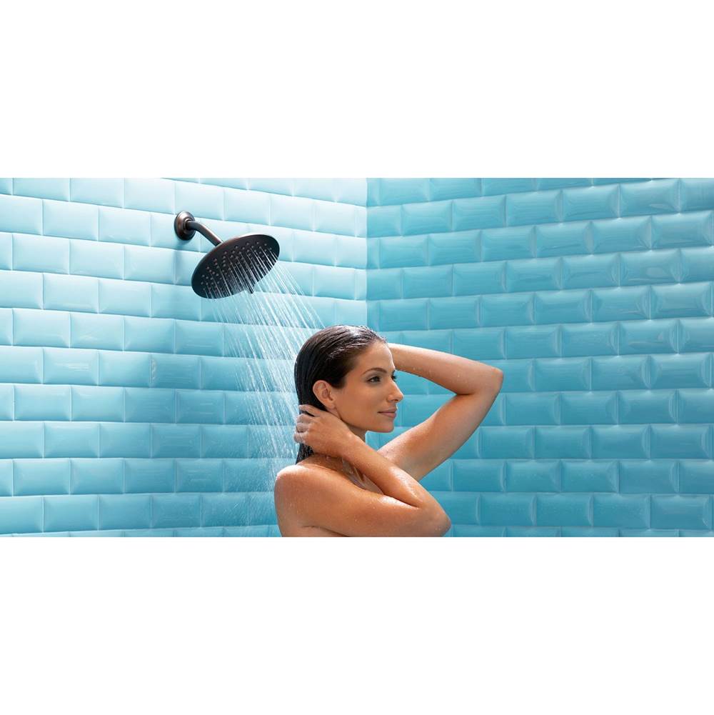 Velocity Two-Function 8-Inch Diameter Eco-Performance Rainshower Showerhead, Chrome