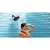 Velocity Two-Function 8-Inch Diameter Eco-Performance Rainshower Showerhead, Chrome