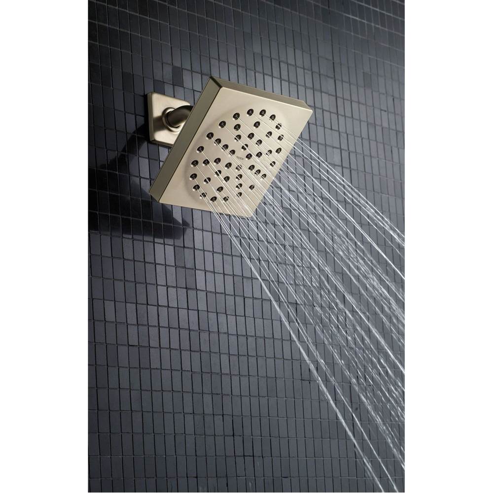 90 Degree 6'' Single-Function Showerhead with Immersion Technology at 2.5 GPM Flow Rate, Chrome