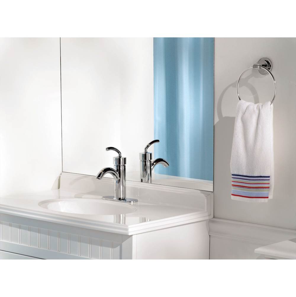 Brushed Nickel Towel Ring