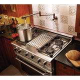 Traditional Wall Mount Swing Arm Folding Pot Filler Kitchen Faucet, Chrome