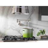 Modern Wall Mount Swing Arm Folding Pot Filler Kitchen Faucet, Chrome